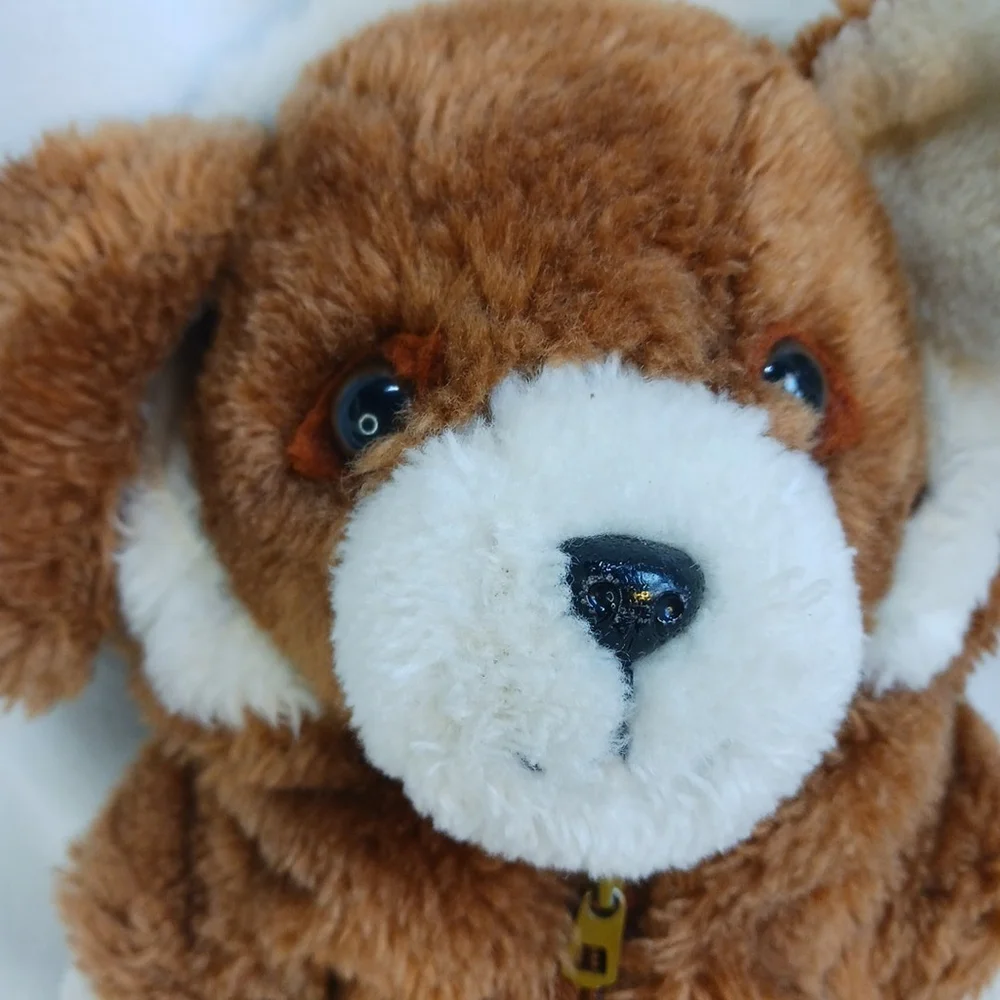 Vintage Avon Puppy Dog Stuffed Animal Hooded Jacket